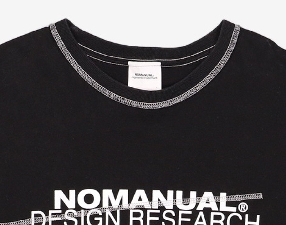 노매뉴얼(NOMANUAL) 긴소매 티셔츠 L