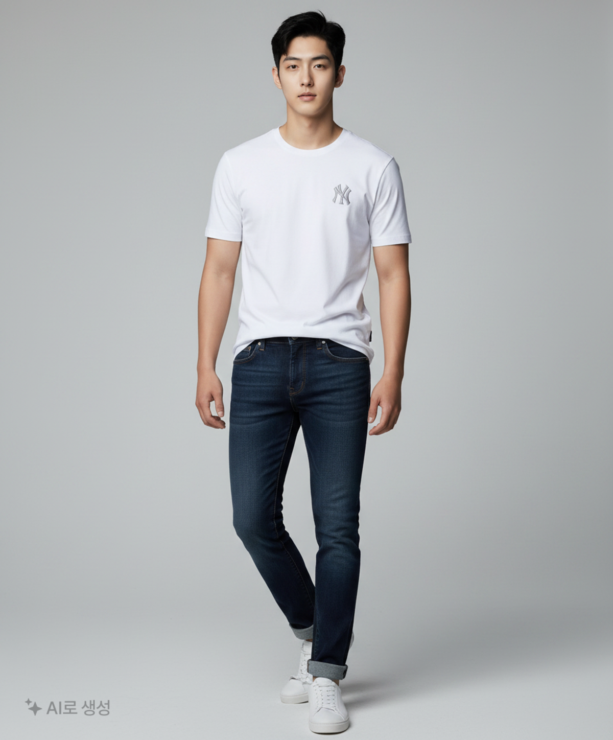 엠엘비(MLB) 베이직 컴포터블핏 반팔 티셔츠 NYM (White) 95