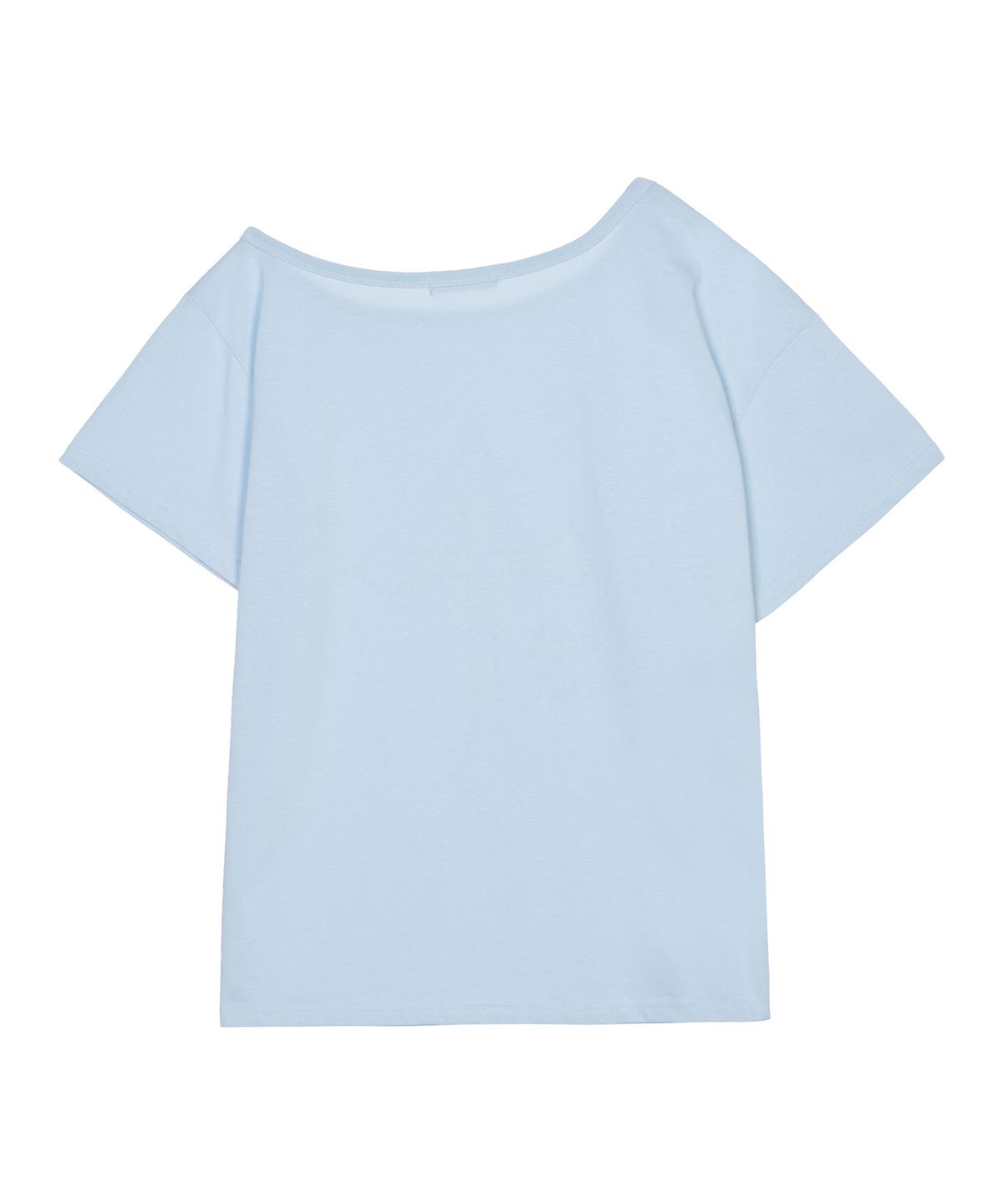 닉앤니콜(NICK&NICOLE) CROSS OFF SHOULDER TOP_SKY BLUE