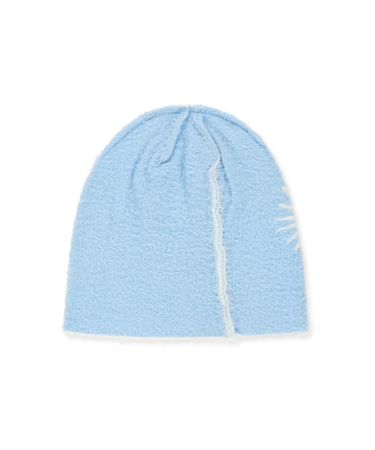 썬러브투어(SUNLOVETOUR) Cali Shaggy Beanie White/Blue