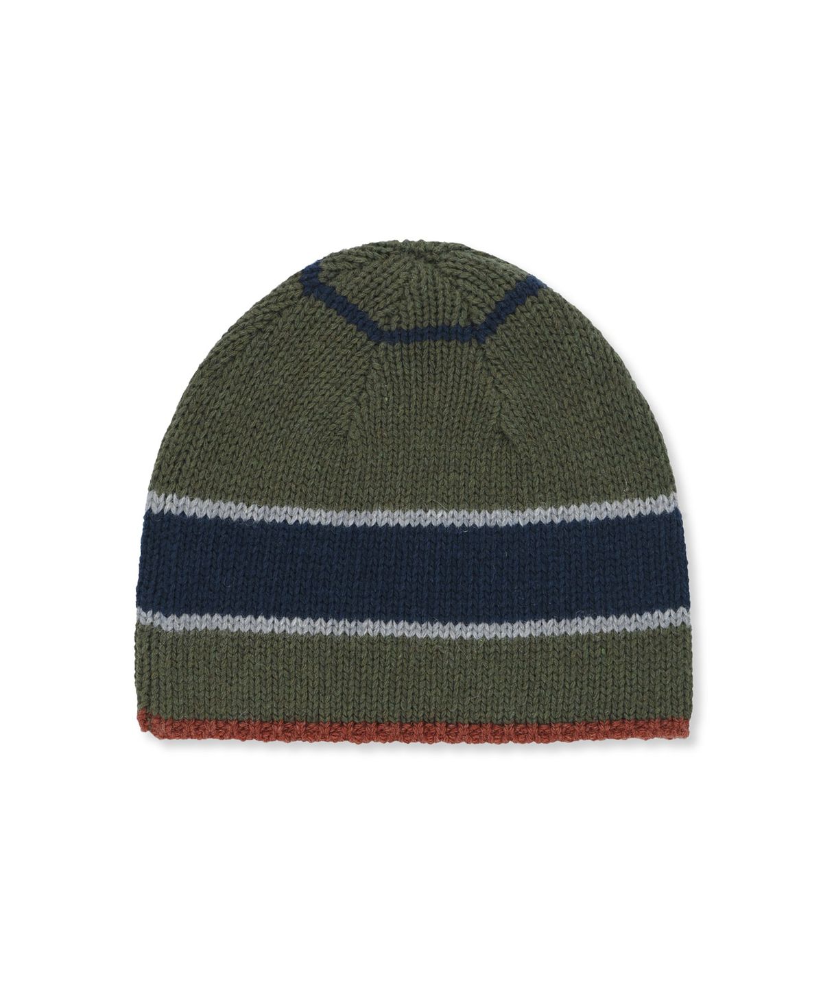 썬러브투어(SUNLOVETOUR) Varsity Stripe Beanie Olive
