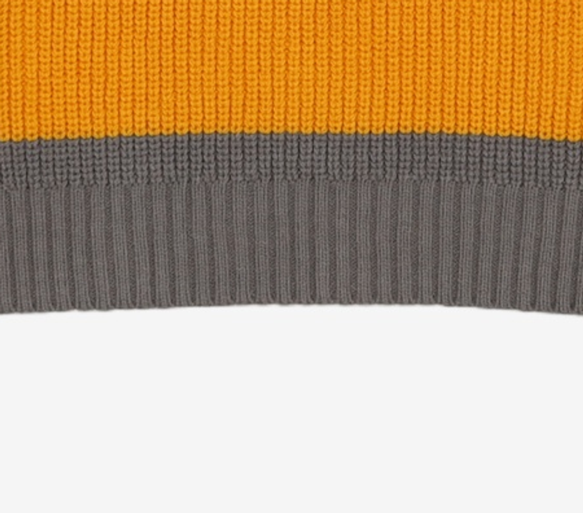 꼬모니노즈(COMONINOZ) STRIPE COLLAR KNIT [3 COLOR] OSS