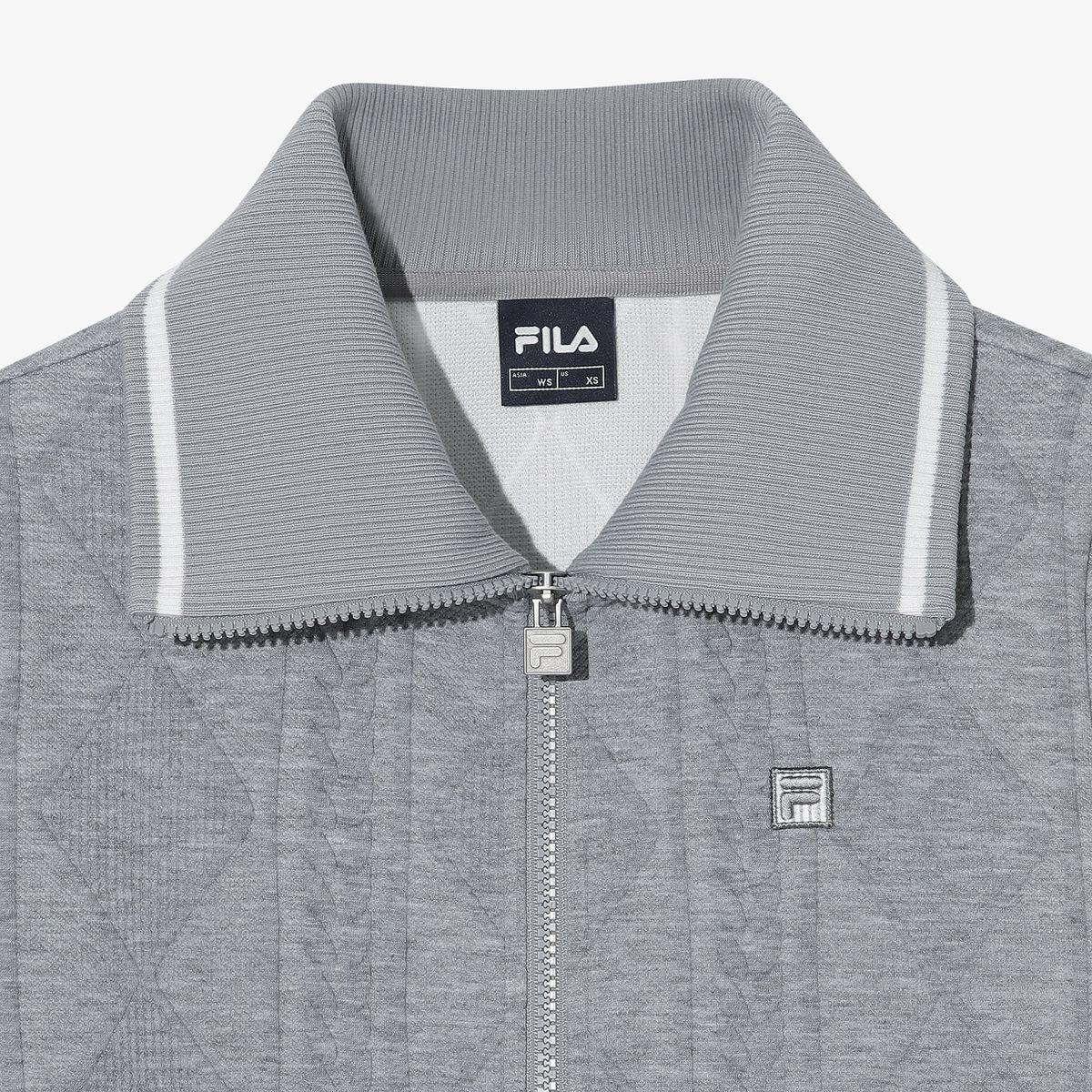 휠라(FILA) 카라 니트 집업(FS263ST02F001071)