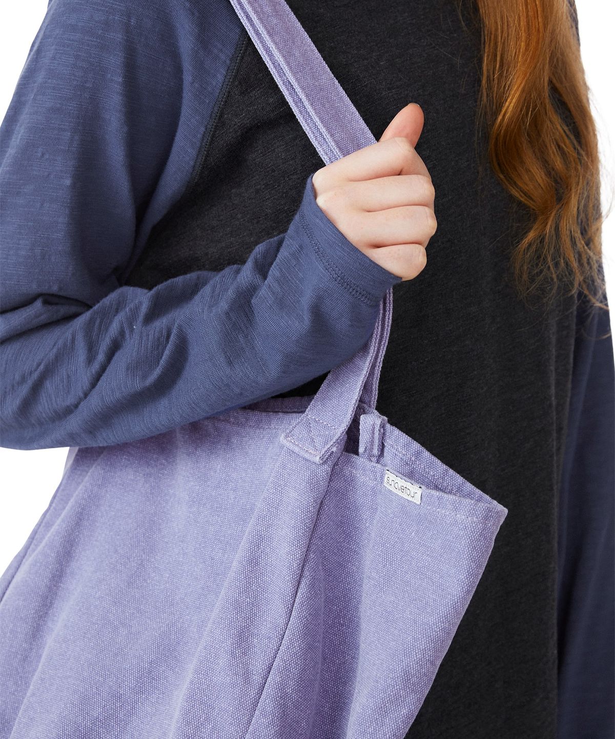 썬러브투어(SUNLOVETOUR) Oxford Tote Bag Light Purple