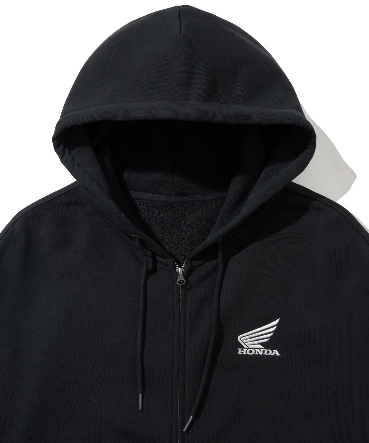 핍스 모터사이클(PHYPS MOTORCYCLE) Motorcycle Club Wing Hoodie Zip-Up Black