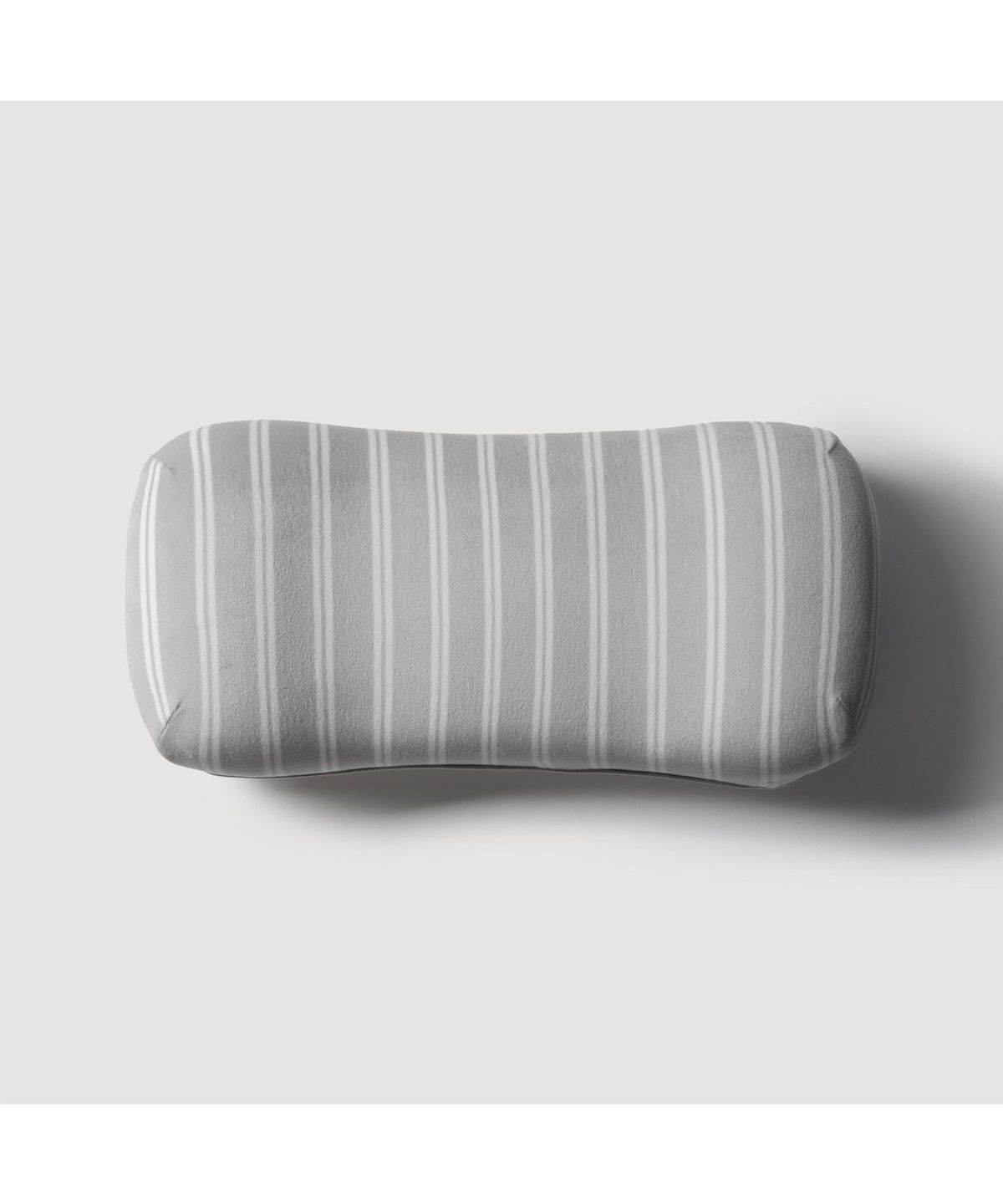자주(JAJU) JAJU HEAT 밍크플리스 메모리폼 베개 45X22cm 그레이 스트라이프