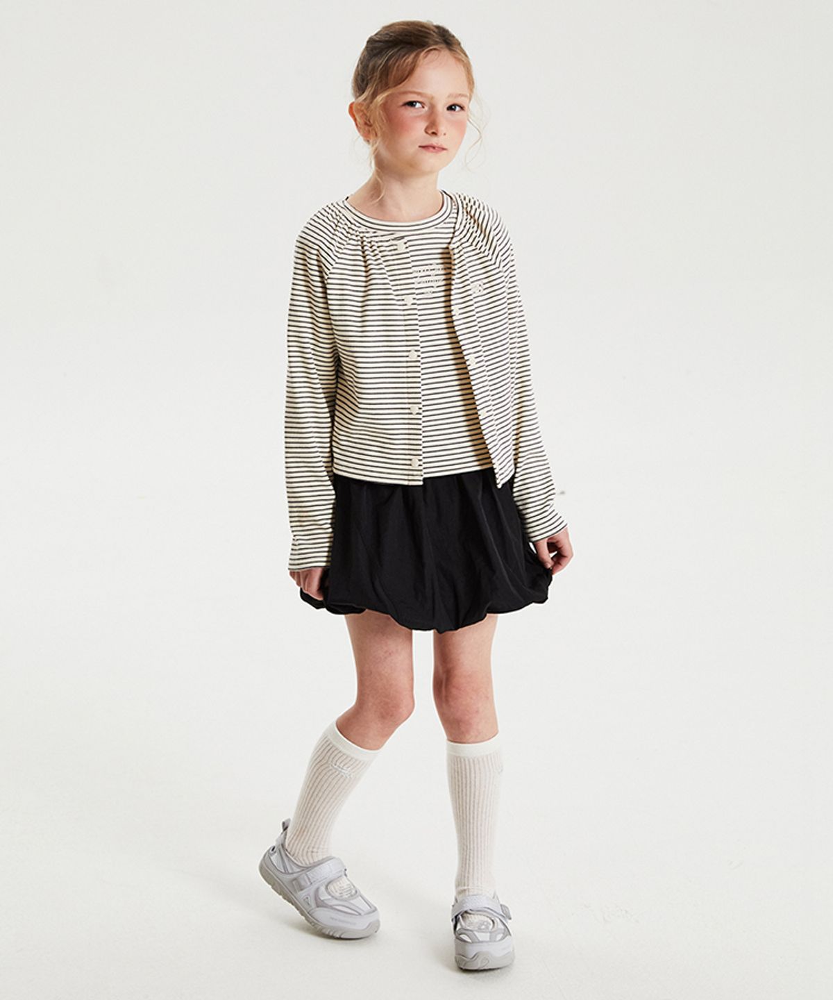 뉴발란스 키즈(NEWBALANCEKIDS) [3PCS] NBgC_가디건 스커트 세트 NK9YG3801G19