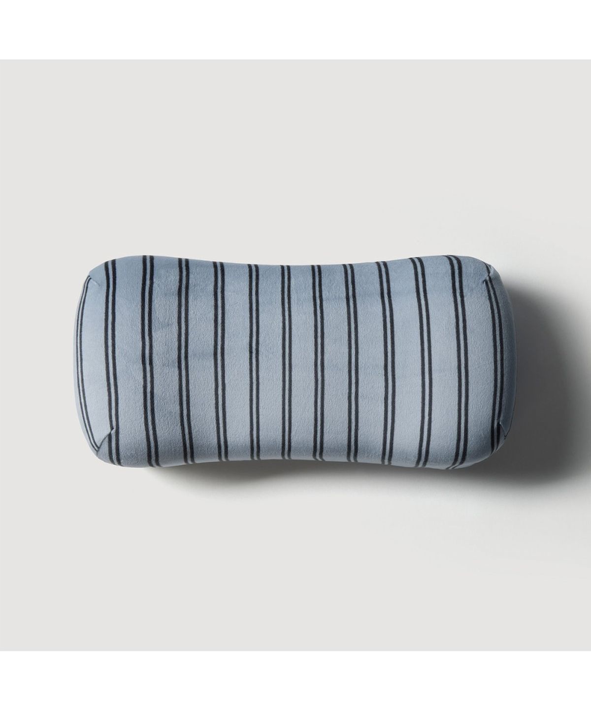 자주(JAJU) JAJU HEAT 밍크플리스 메모리폼 베개 45X22cm 블루 스트라이프