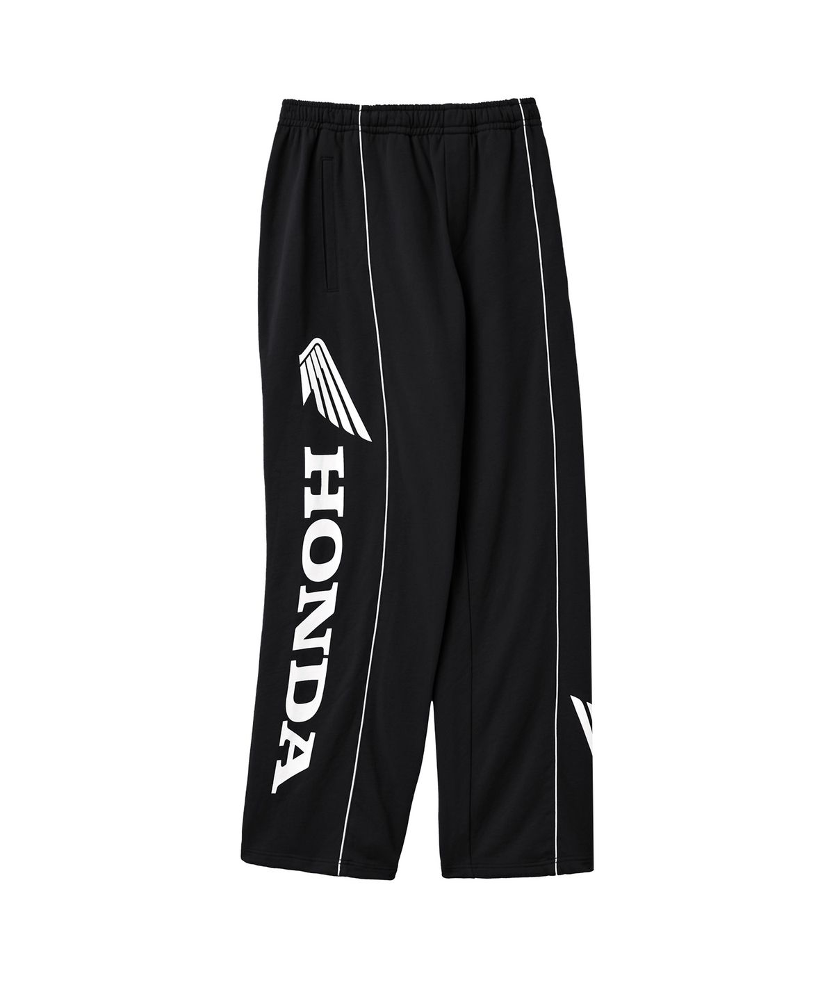 핍스 모터사이클(PHYPS MOTORCYCLE) Racing Piping Sweatpants Black