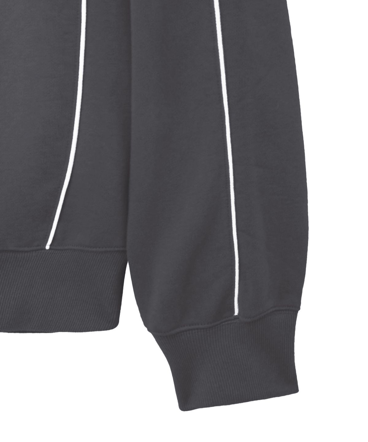 핍스 모터사이클(PHYPS MOTORCYCLE) Racing Piping Half-Zip Sweatshirt Charcoal
