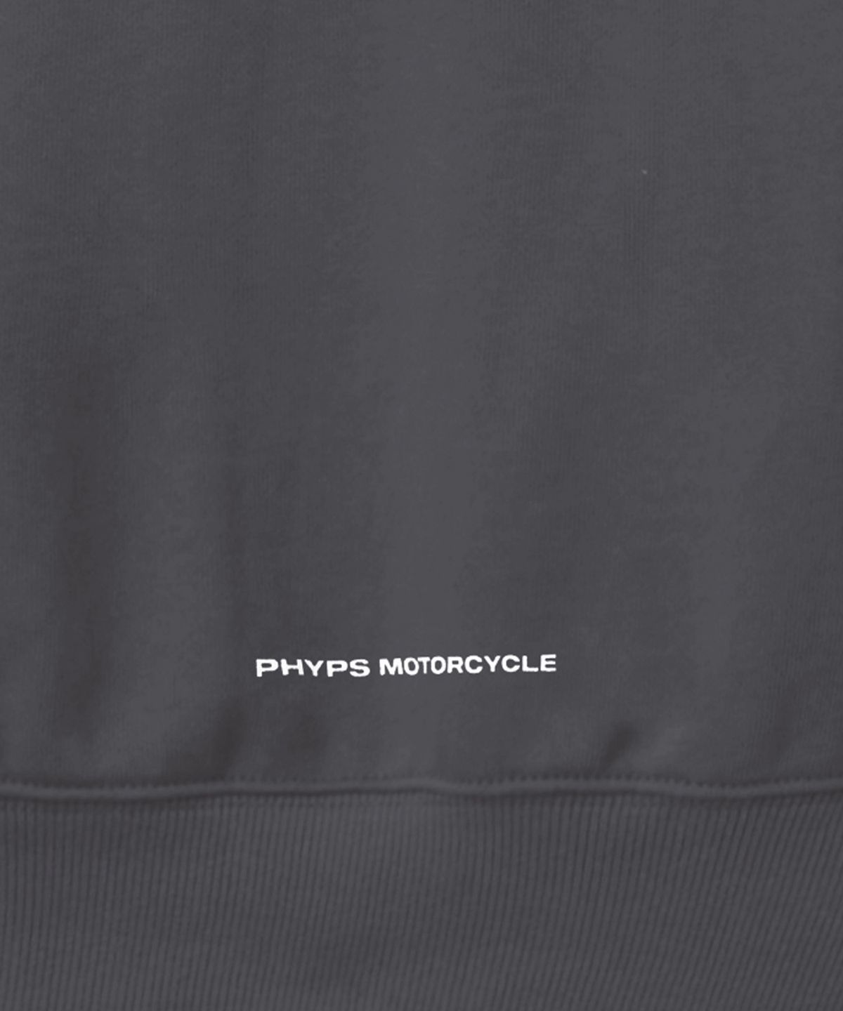 핍스 모터사이클(PHYPS MOTORCYCLE) Racing Piping Half-Zip Sweatshirt Charcoal