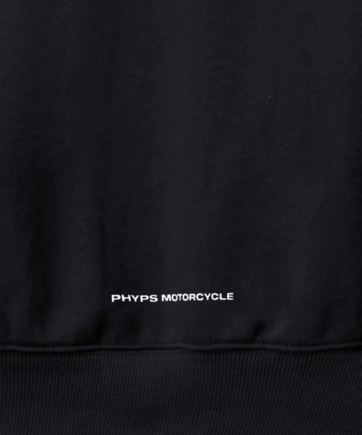 핍스 모터사이클(PHYPS MOTORCYCLE) Racing Piping Half-Zip Sweatshirt Black