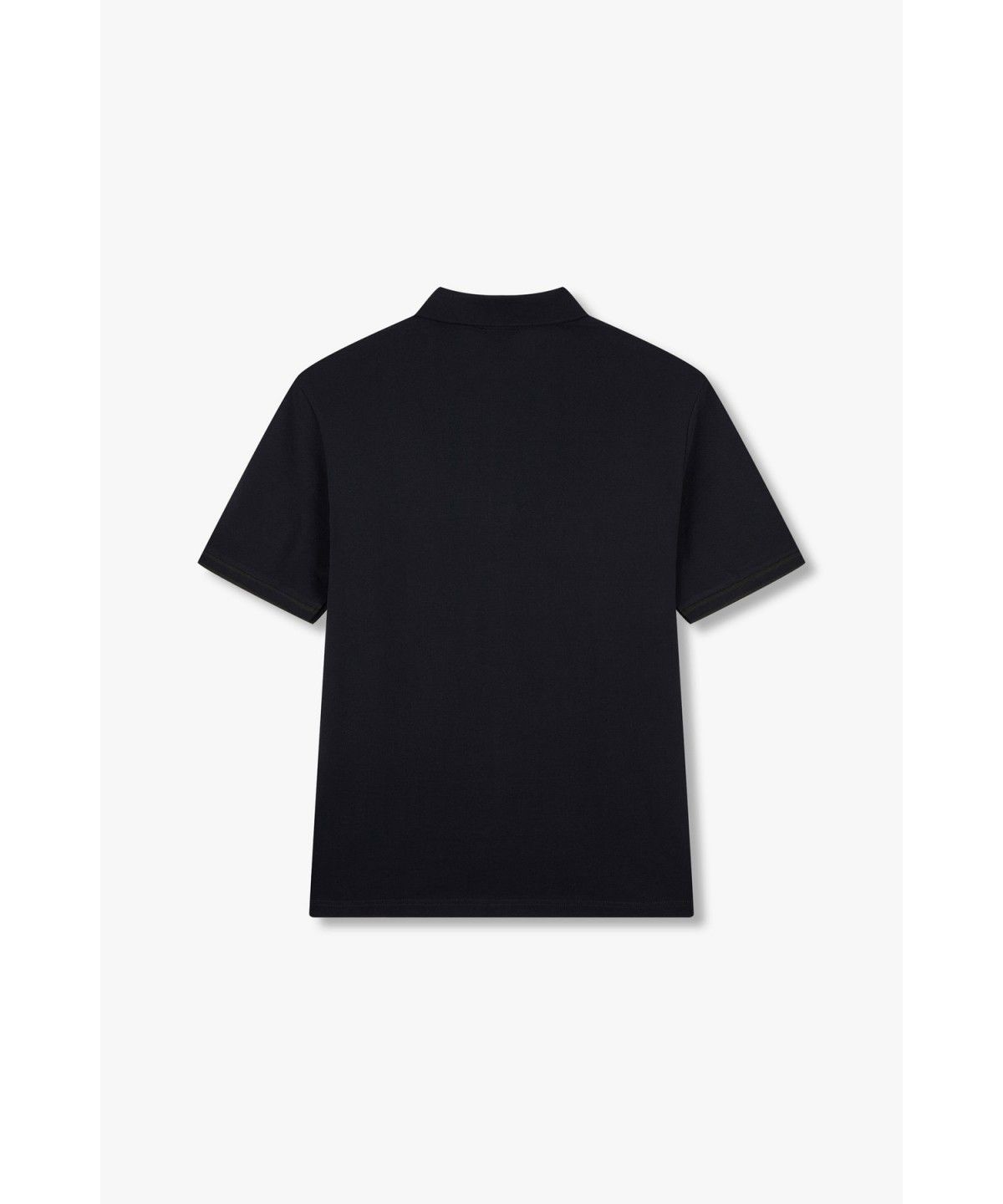 아르마니 익스체인지(ARMANI EXCHANGE) 남성 쿼터 지퍼 넥 피케 폴로 셔츠 _다크 네이비_A415131004
