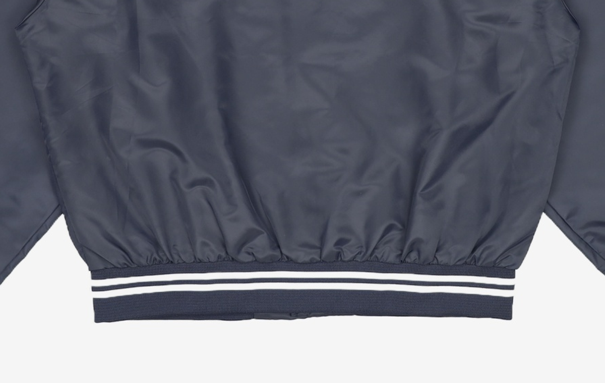 노매뉴얼(NOMANUAL) ARCH LOGO VARSITY JACKET - NAVY L