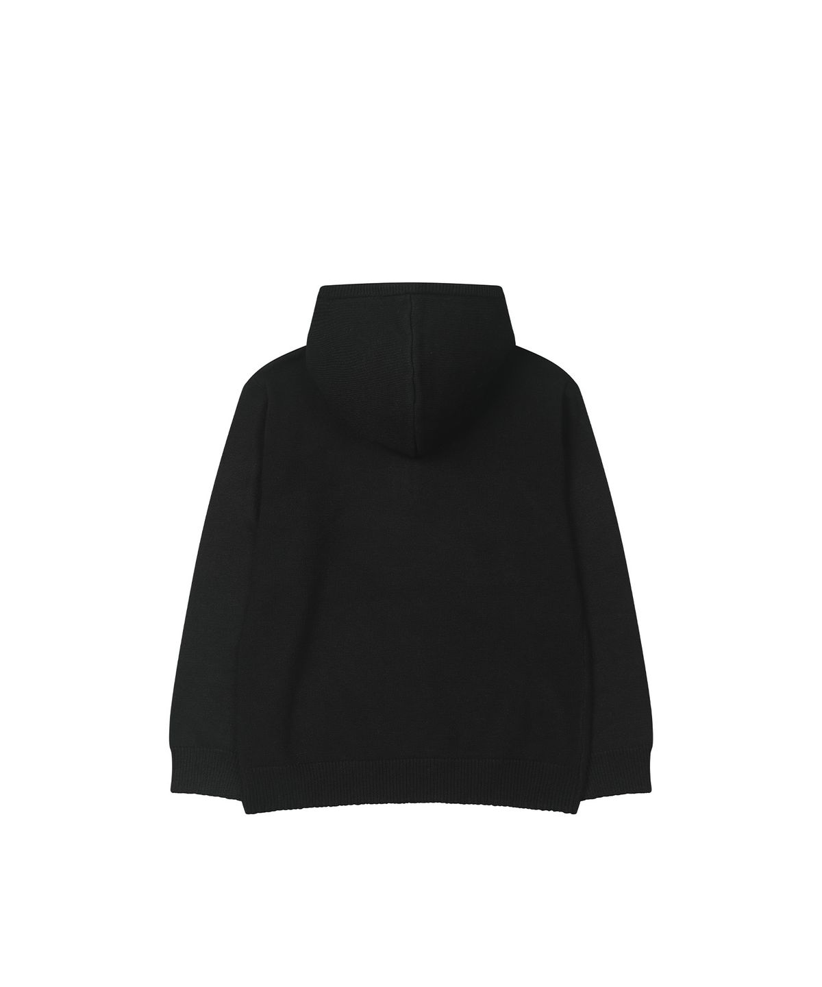 레더리(LEATHERY) 에센셜 하프 집업 후디 [BLACK]