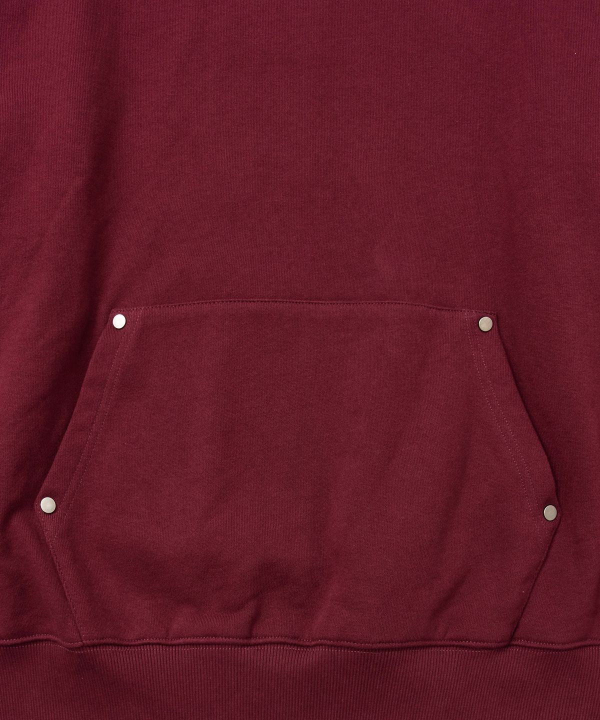 핍스 모터사이클(PHYPS MOTORCYCLE) Honda Small Wing Rivet Point Hoodie Burgundy