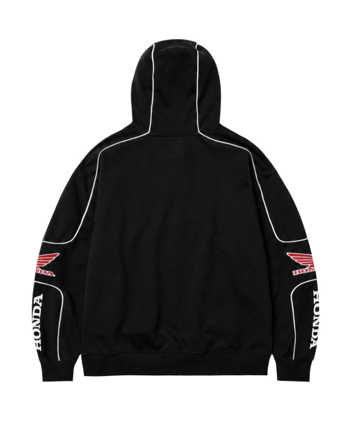 핍스 모터사이클(PHYPS MOTORCYCLE) Wappen Graphic Motorcycle Hoodie Zip-Up Black