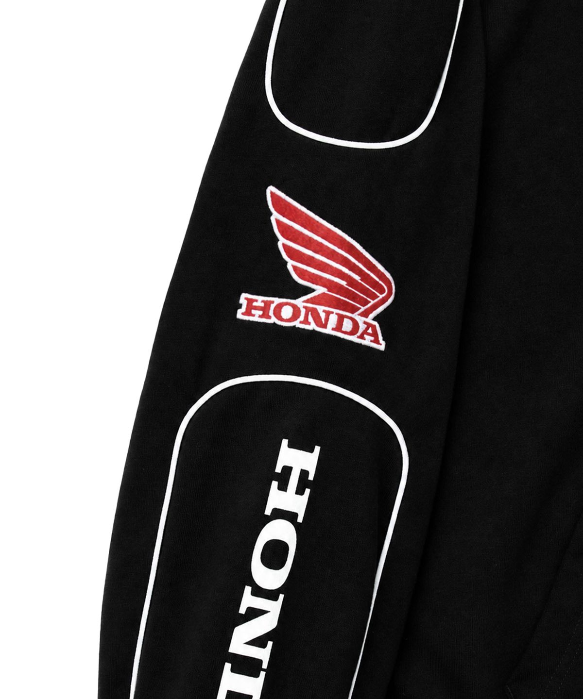 핍스 모터사이클(PHYPS MOTORCYCLE) Wappen Graphic Motorcycle Hoodie Zip-Up Black