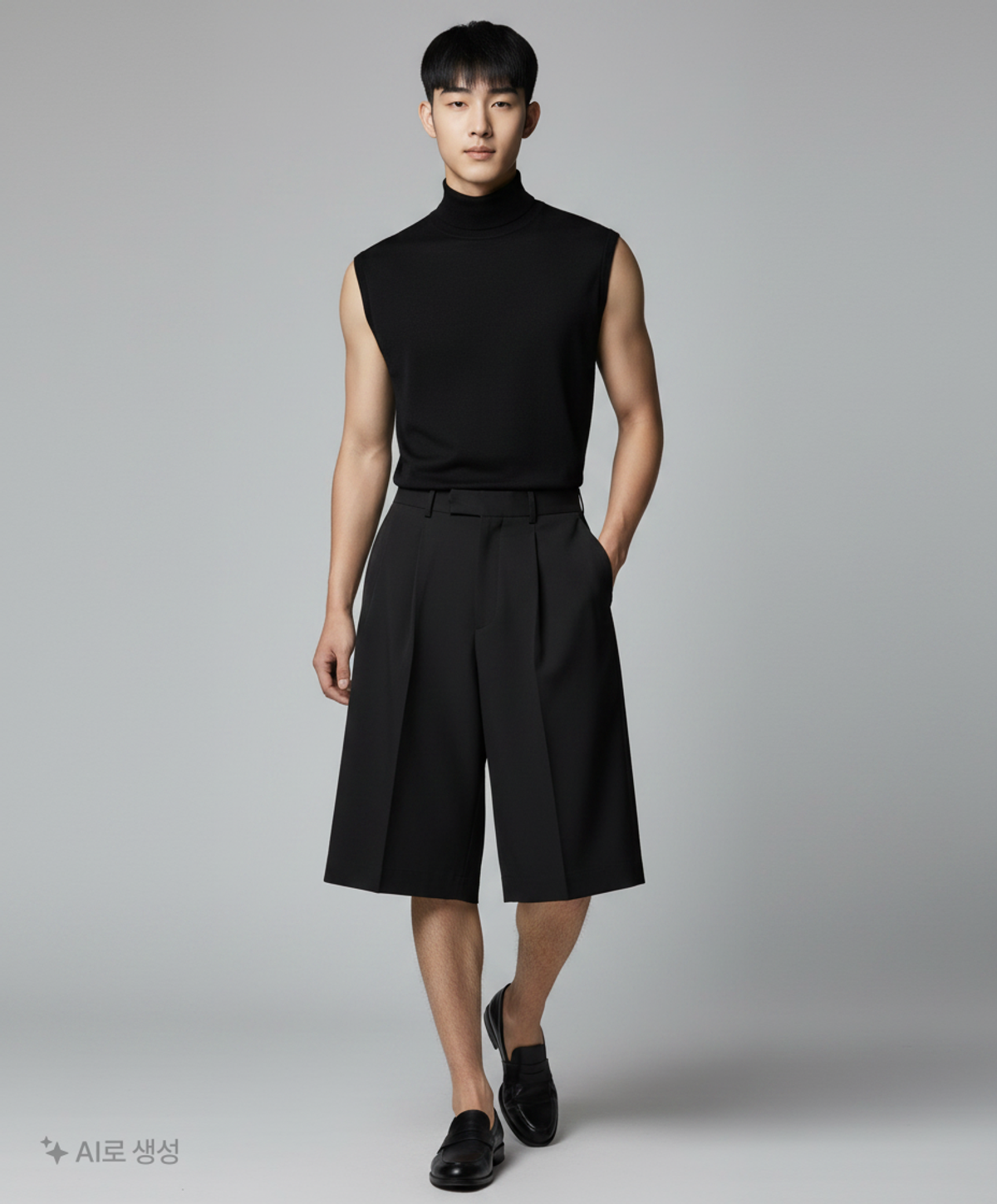 애드오프(ADDOFF) Jet Pocket Bermuda Pants - Black S