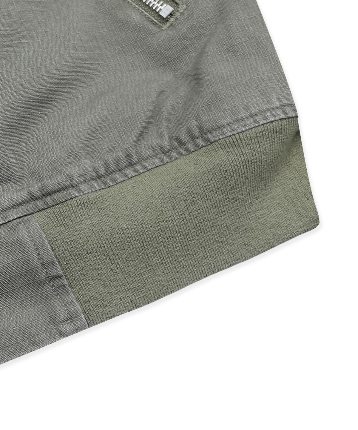 엑스톤즈(XTONZ) XJ141 멀티 지퍼 크롭 MA-1 자켓 (KHAKI)