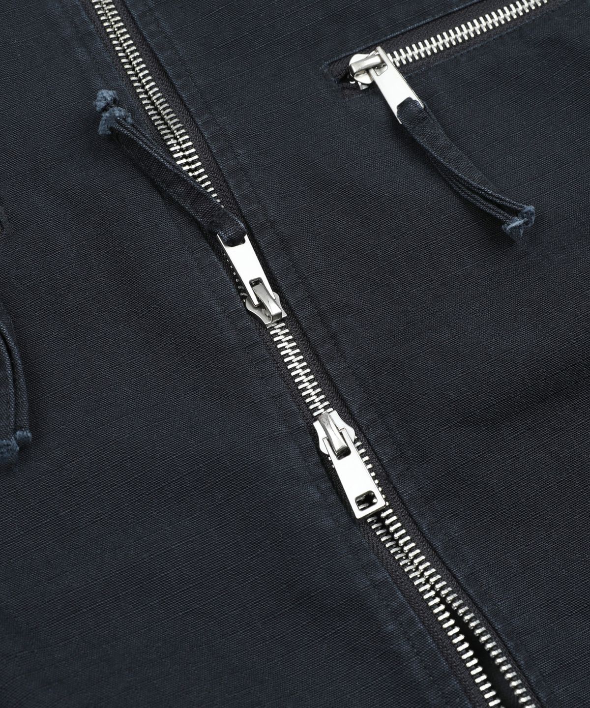 엑스톤즈(XTONZ) XJ141 멀티 지퍼 크롭 MA-1 자켓 (BLACK)