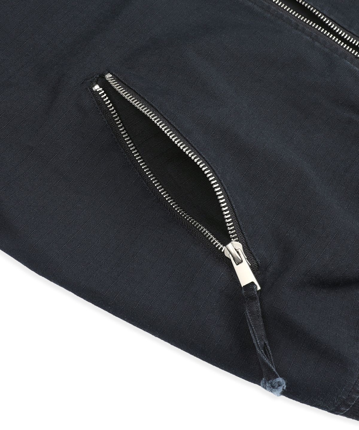 엑스톤즈(XTONZ) XJ141 멀티 지퍼 크롭 MA-1 자켓 (BLACK)