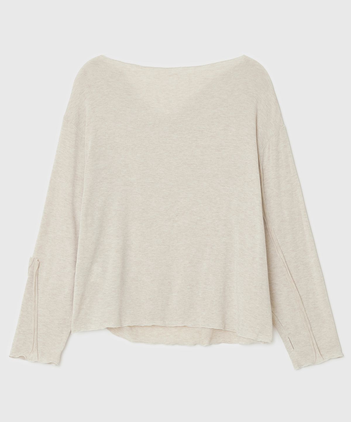 타입서비스(TYPESERVICE) Draped Ruched Top [Beige]