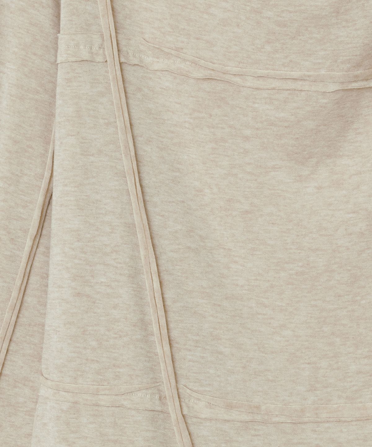 타입서비스(TYPESERVICE) Draped Ruched Top [Beige]