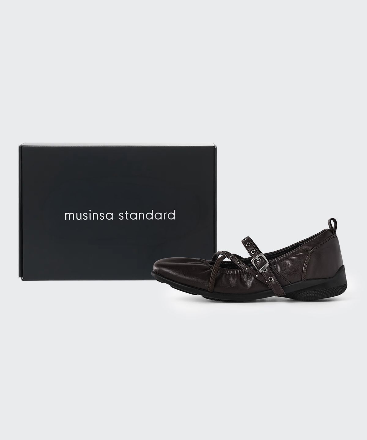 무신사 스탠다드 우먼(MUSINSA STANDARD WOMAN) 우먼즈 스트랩 메리 제인 [브라운]