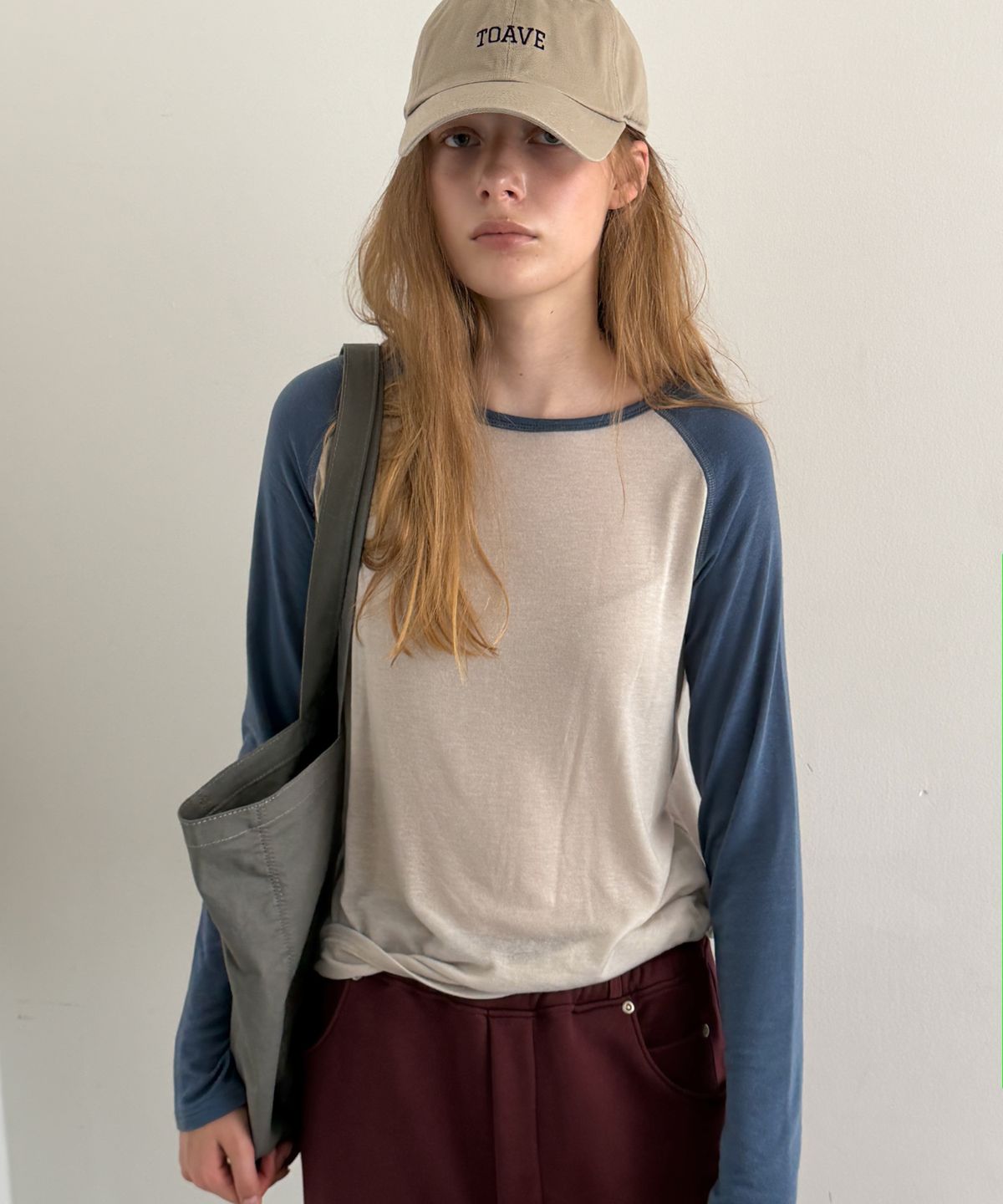 토아베(TOAVE) Soft Tencel Raglan Tee (Oat gray)