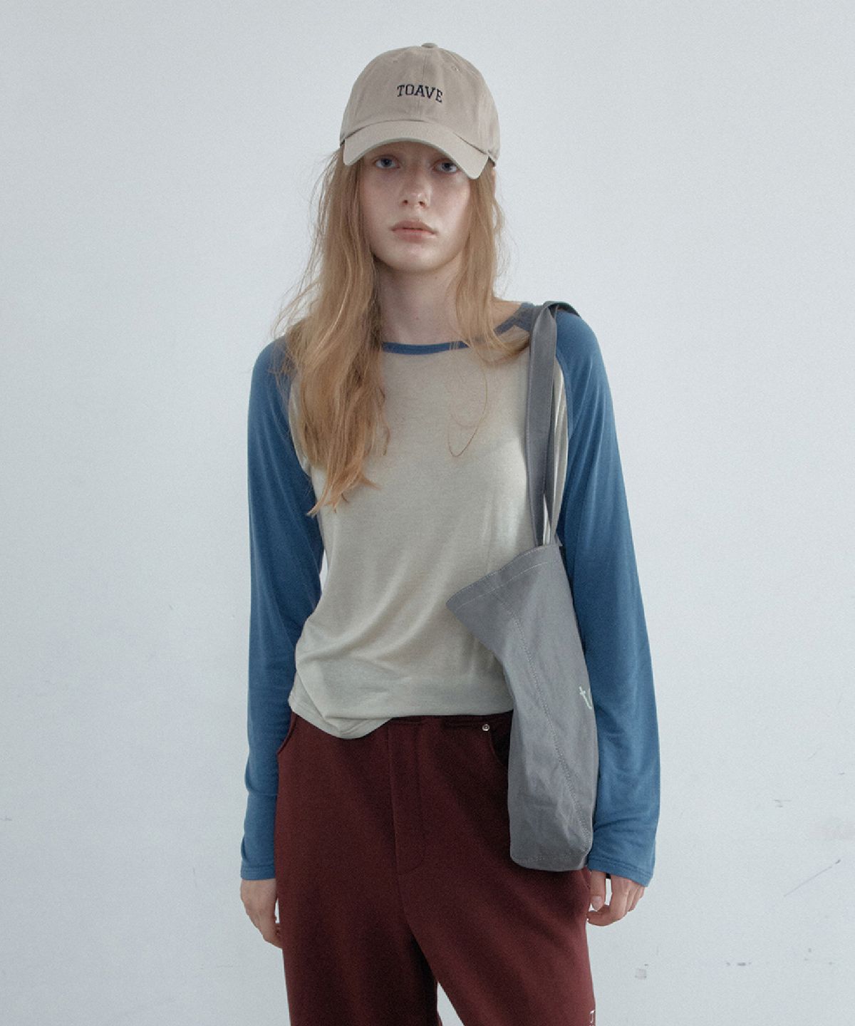 토아베(TOAVE) Soft Tencel Raglan Tee (Oat gray)