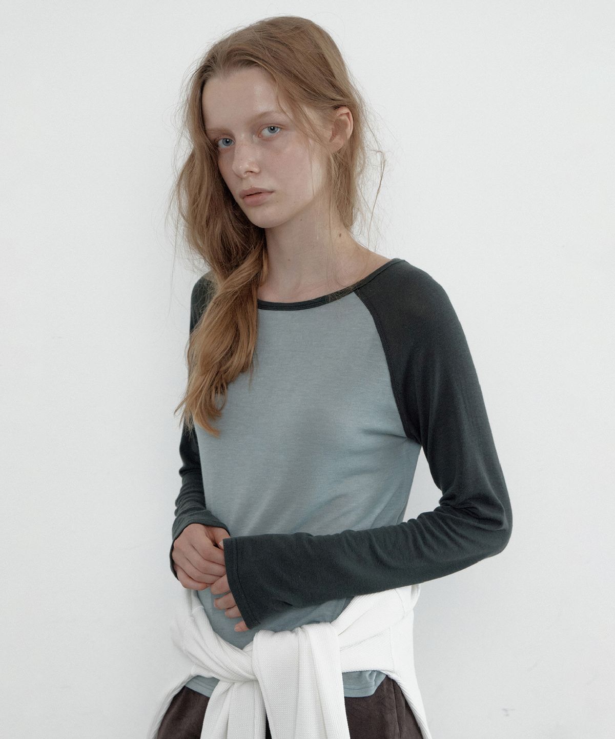 토아베(TOAVE) Soft Tencel Raglan Tee (Sky blue)