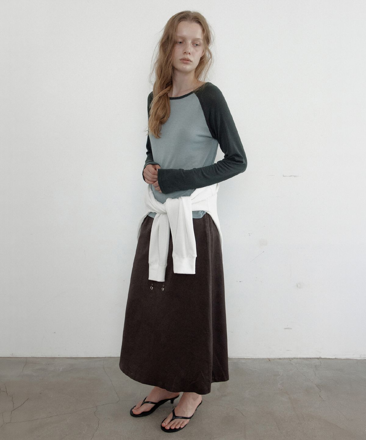 토아베(TOAVE) Soft Tencel Raglan Tee (Sky blue)