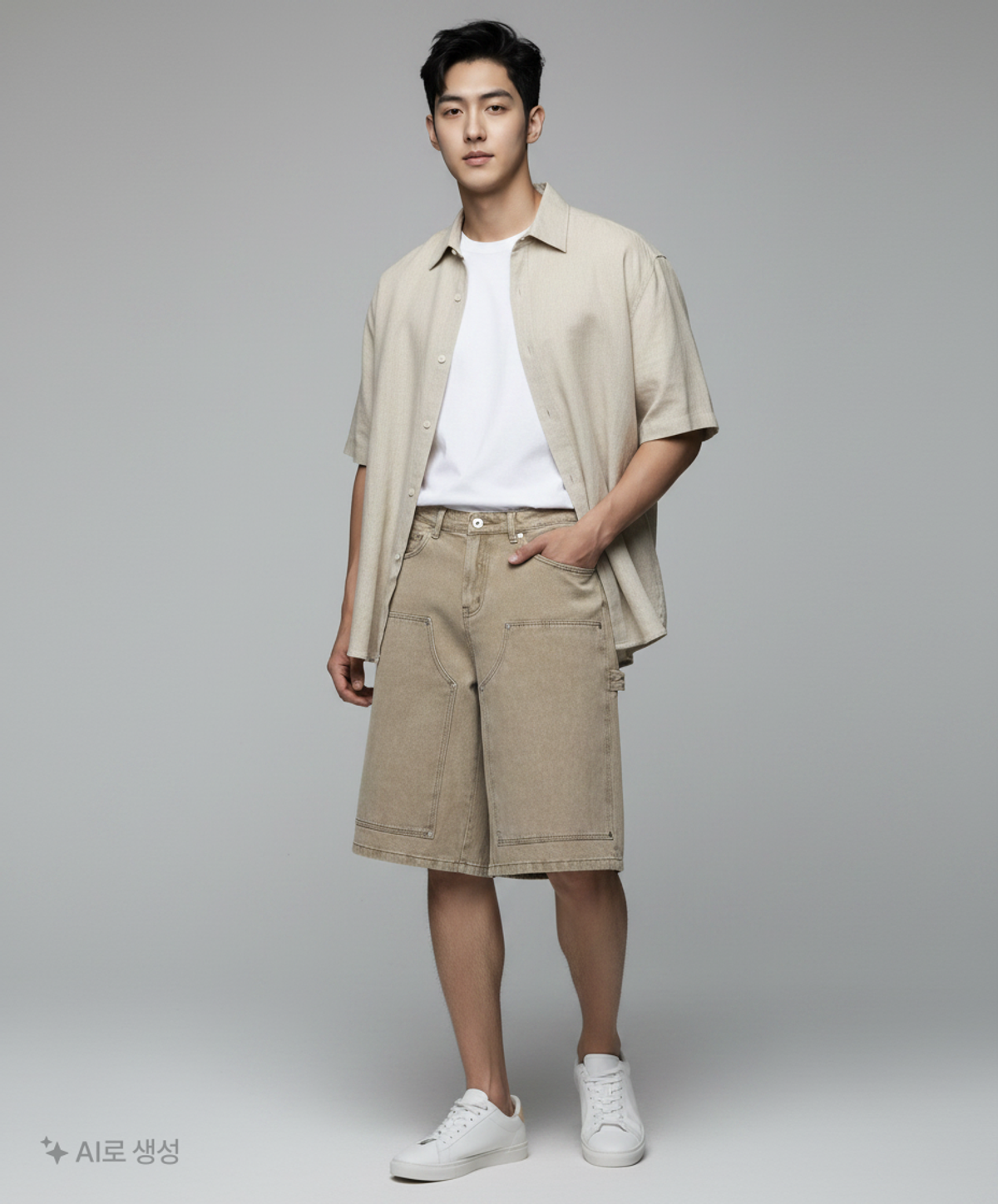 노매뉴얼(NOMANUAL) C.D.L BERMUDA PANTS - MOCHA M