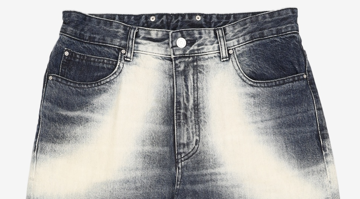 메종미네드(MAISON MINED) CROSS WASHING DENIM PANTS INDIGO 48