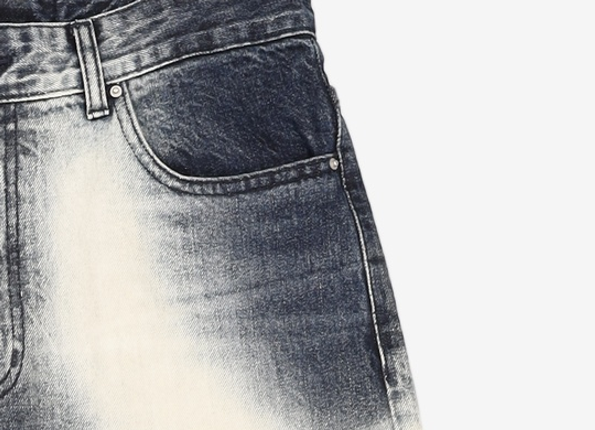 메종미네드(MAISON MINED) CROSS WASHING DENIM PANTS INDIGO 48