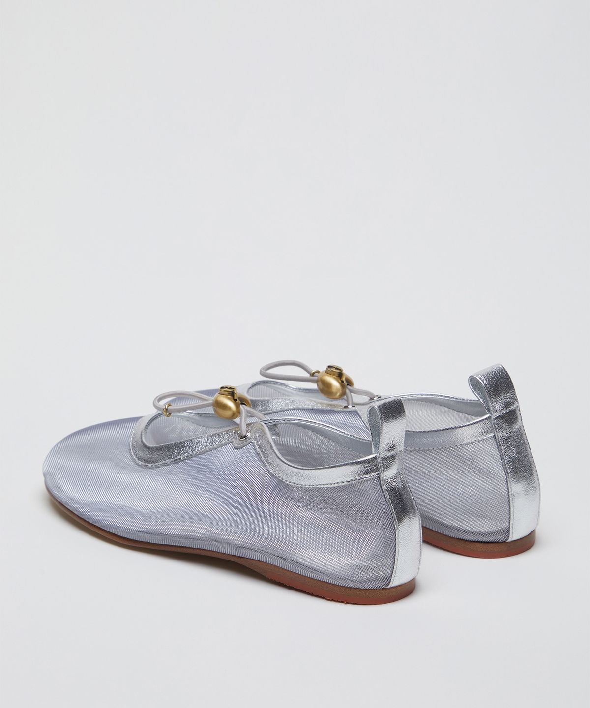 아카이브앱크(ARCHIVEPKE) Mesh luv string flats(Mesh silver)_OK1DX26003MSI