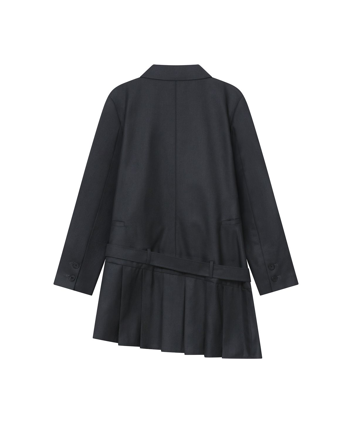 미세키서울(MISEKI SEOUL) Classic belted jacket dress CHARCOAL