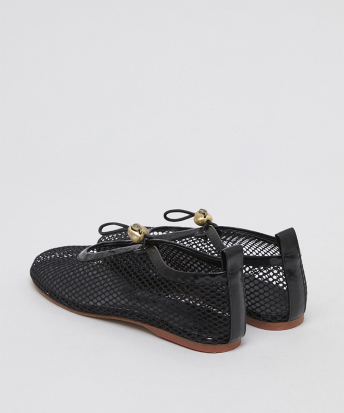 아카이브앱크(ARCHIVEPKE) Mesh luv string flats(Deep sleep)_OK1DX26003BLK