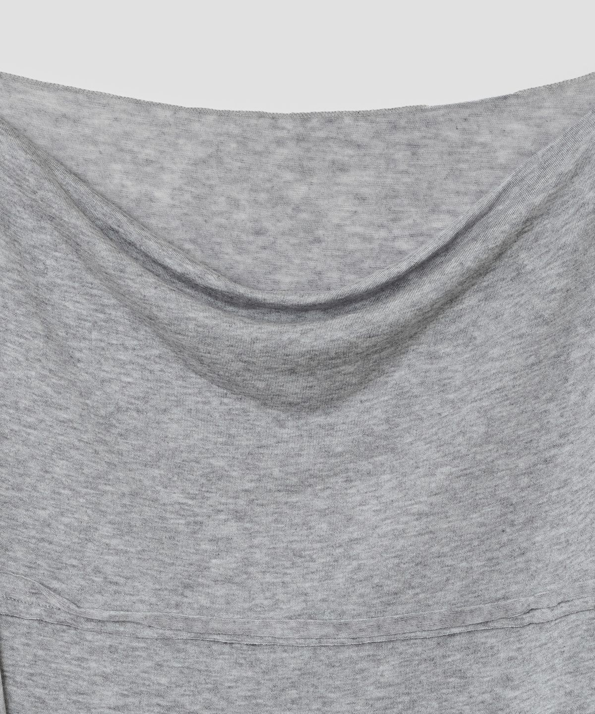 타입서비스(TYPESERVICE) Draped Ruched Top [Gray]