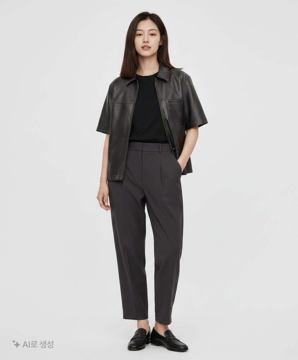 자라(ZARA) 레더/라이더스 재킷 S