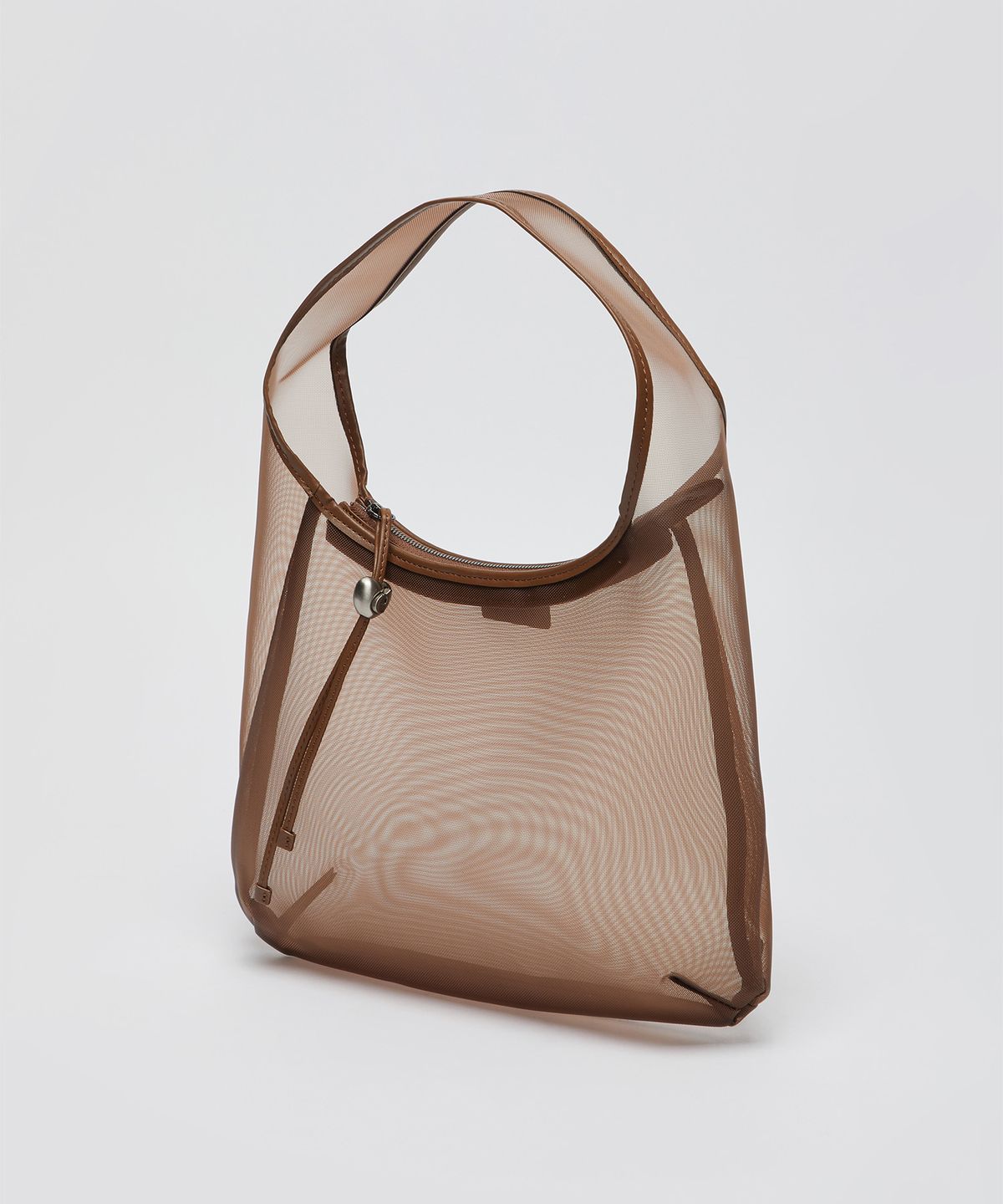 아카이브앱크(ARCHIVEPKE) MIni luv basket bag(Mesh brown)_OVBTM26151DKB