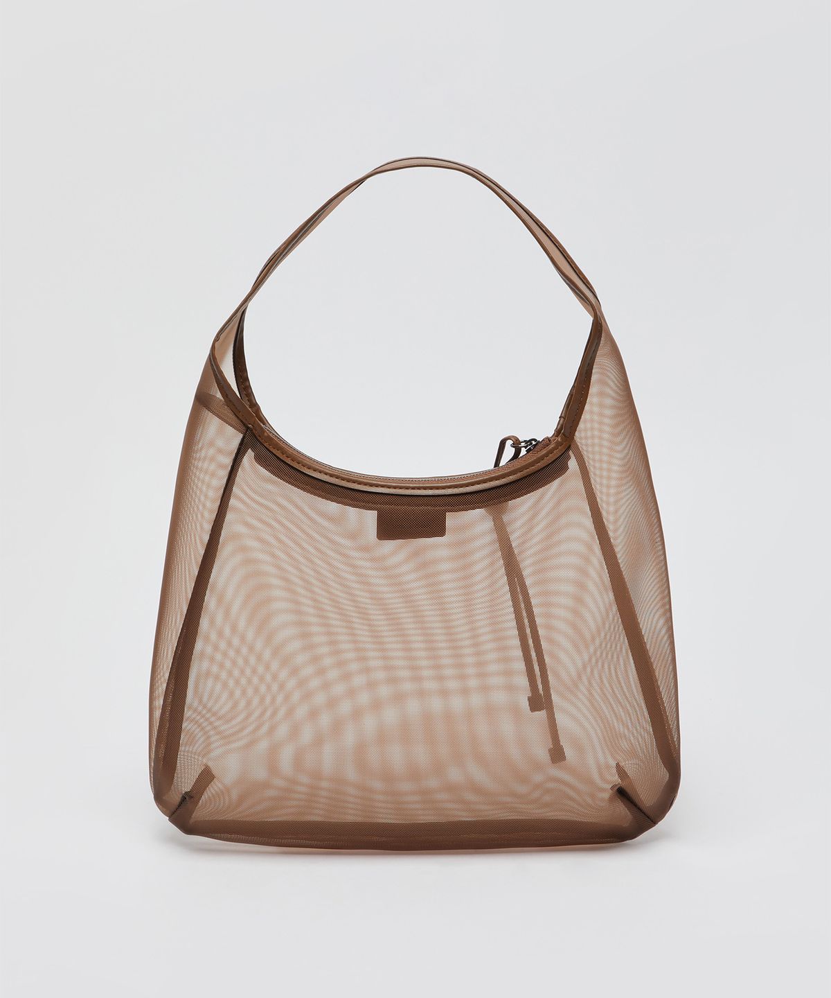아카이브앱크(ARCHIVEPKE) MIni luv basket bag(Mesh brown)_OVBTM26151DKB