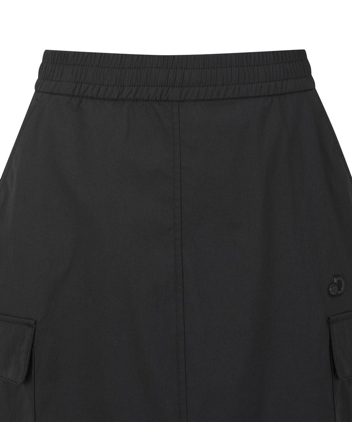 디스커버리 익스페디션(DISCOVERY EXPEDITION) 여성 내추럴 우븐 스커트(SET-UP) (BLACK)