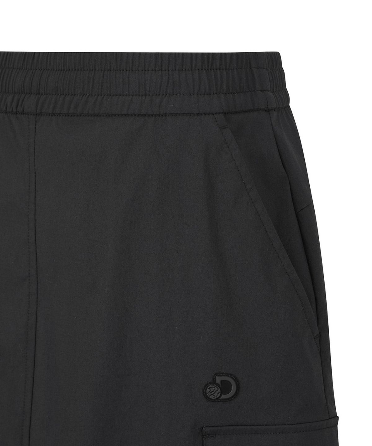 디스커버리 익스페디션(DISCOVERY EXPEDITION) 여성 내추럴 우븐 스커트(SET-UP) (BLACK)