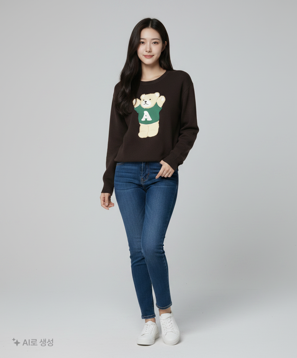 어피스오브케이크(APIECEOFCAKE) Signature Bear Knit_Neon M