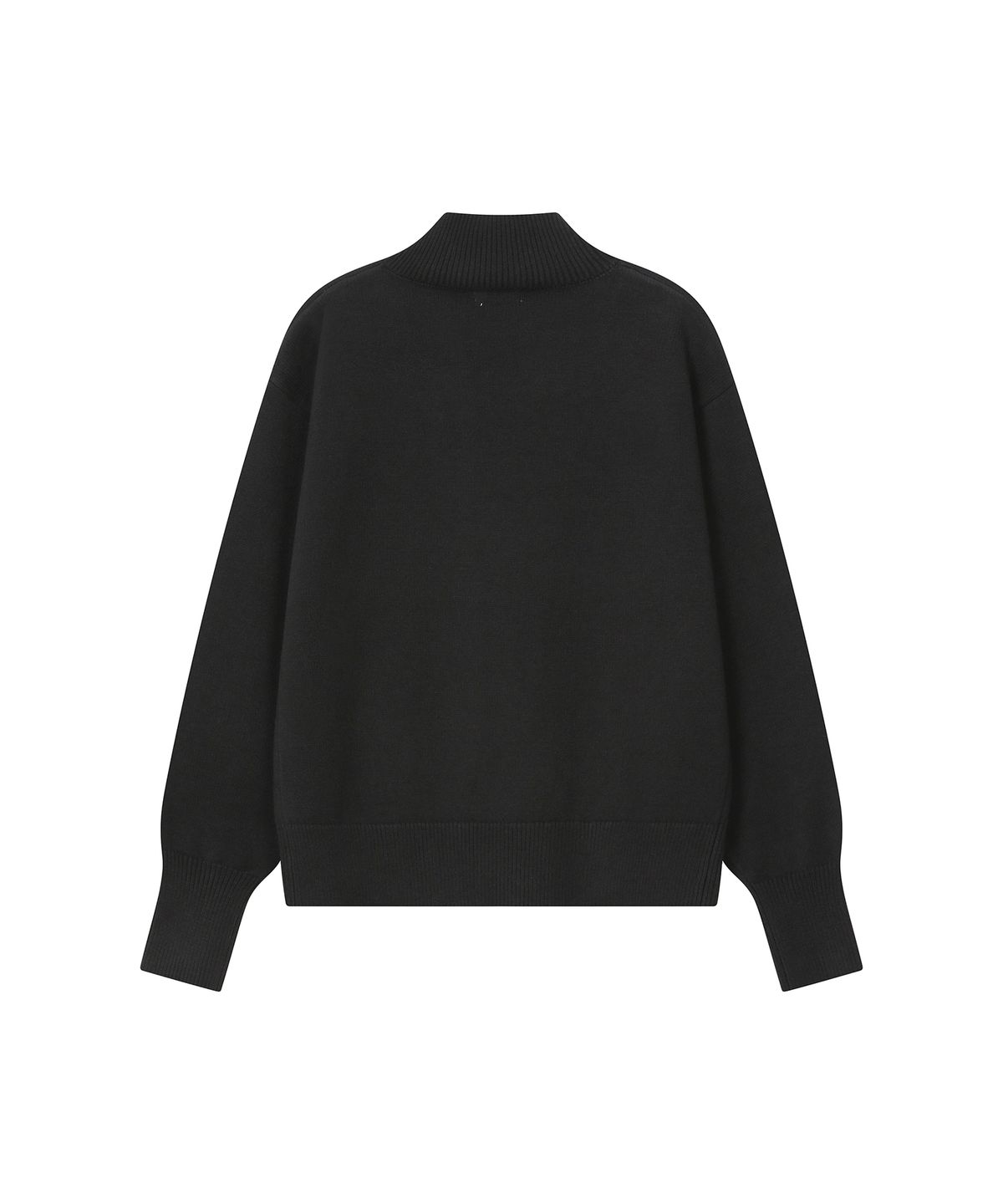 미세키서울(MISEKI SEOUL) High neck knit cardigan BLACK