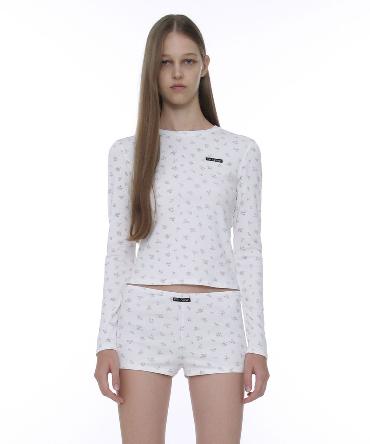 파르티멘토 우먼(PARTIMENTO WOMEN) PWC 베이비 롱슬리브 티_10컬러