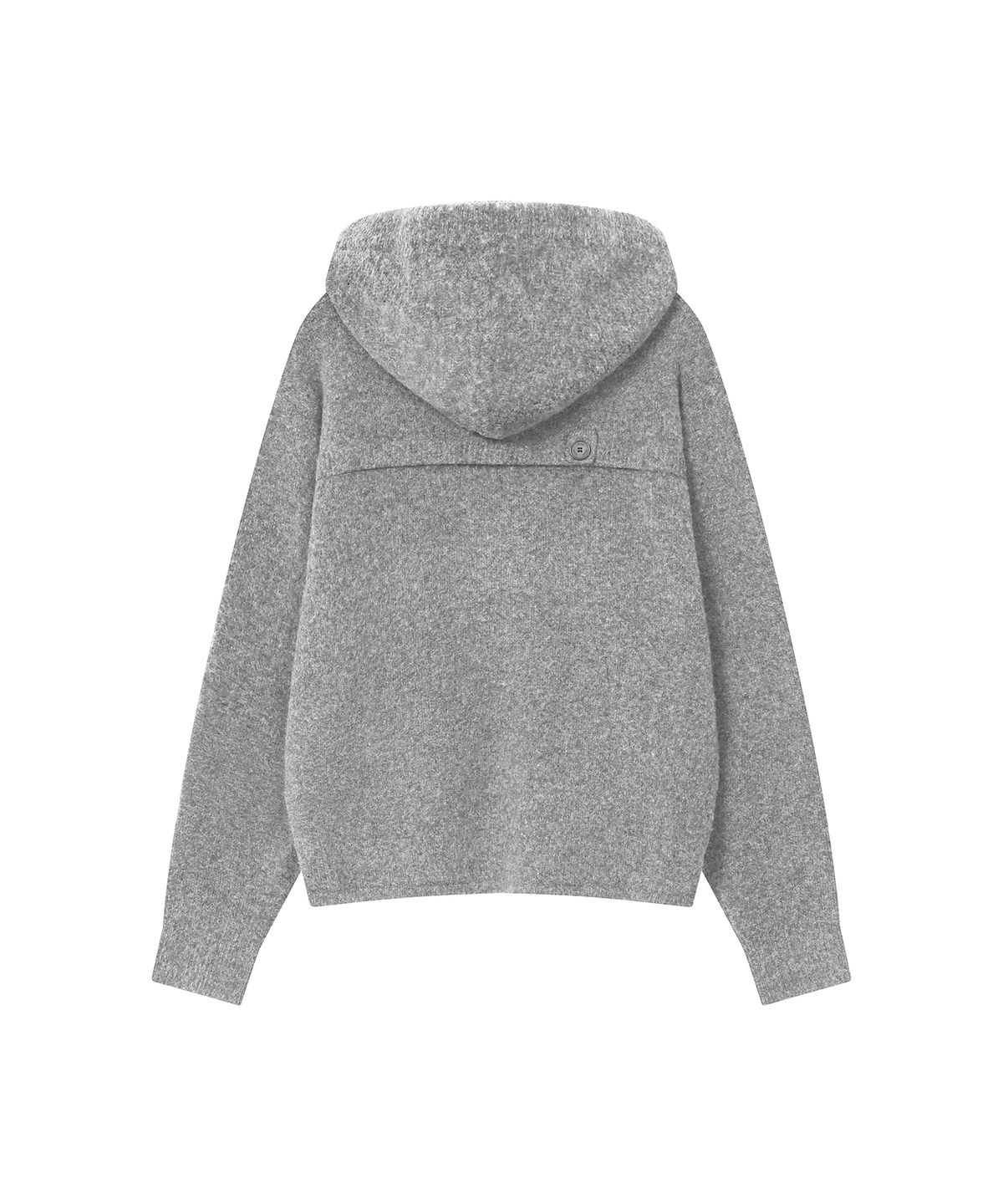 미세키서울(MISEKI SEOUL) Button hoodie knit pullover GREY