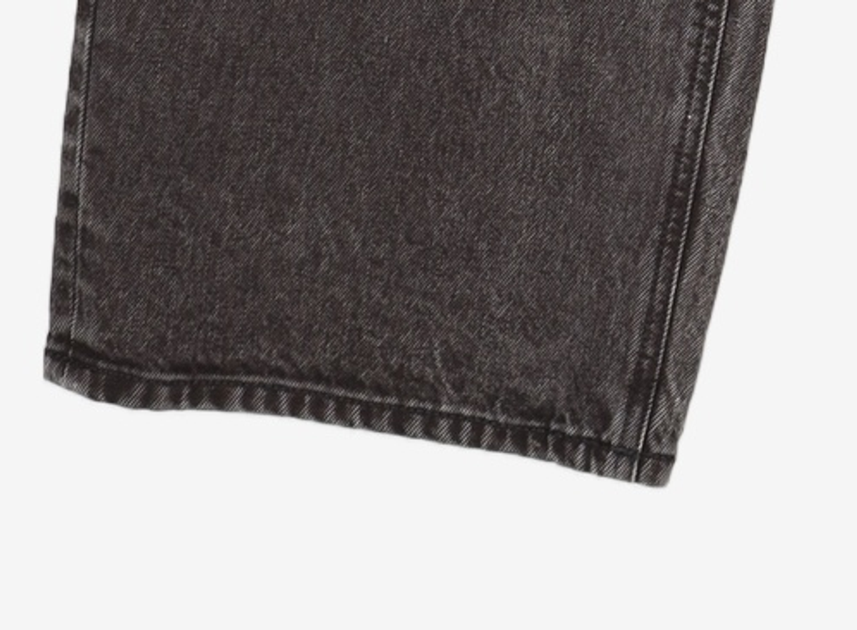데케트(DECET) Mid Rise Wide Jeans DCPT027AshBlack 30